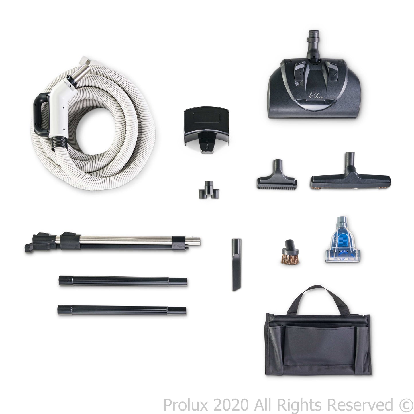 Prolux PLCCV12Kr Complete Central Vacuum Unit System with Prolux Electric Hose Power Nozzle Kit and 25 Year Warranty