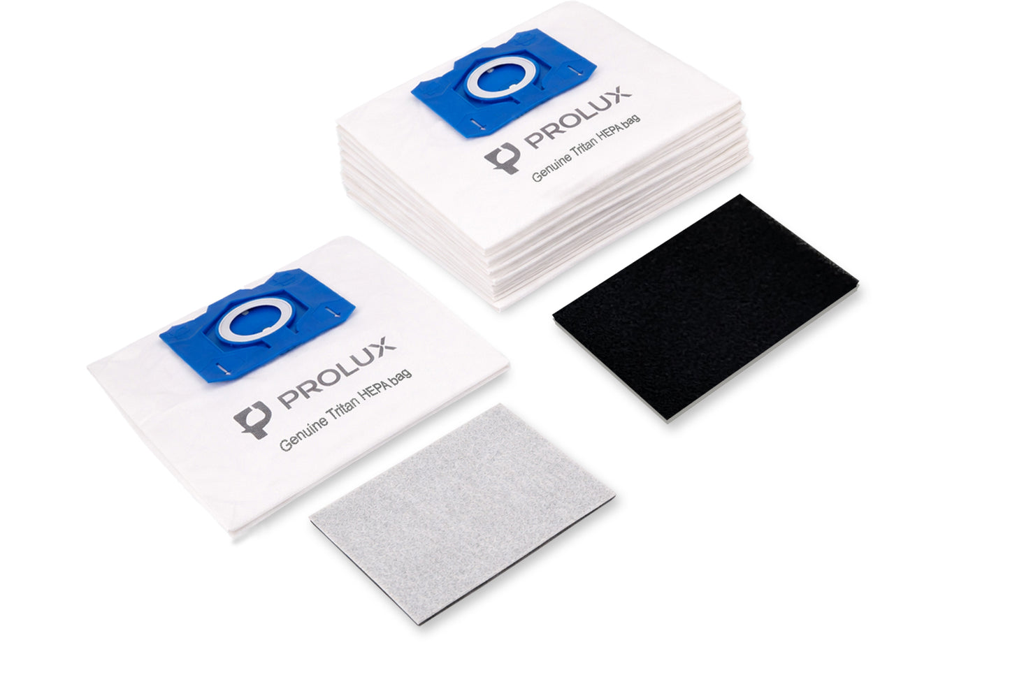 New 6 Pack of HEPA Bags and 2 Post FIlters for Prolux Tritan Vacuum Cleaner