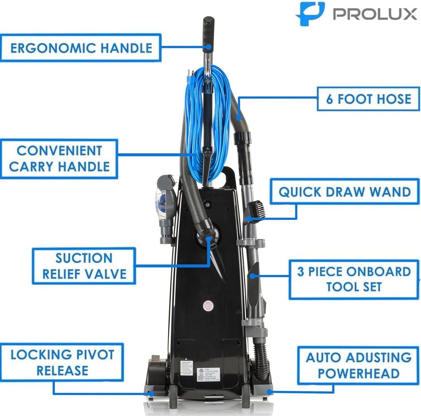 Prolux PLC8K Commercial Upright Vacuum