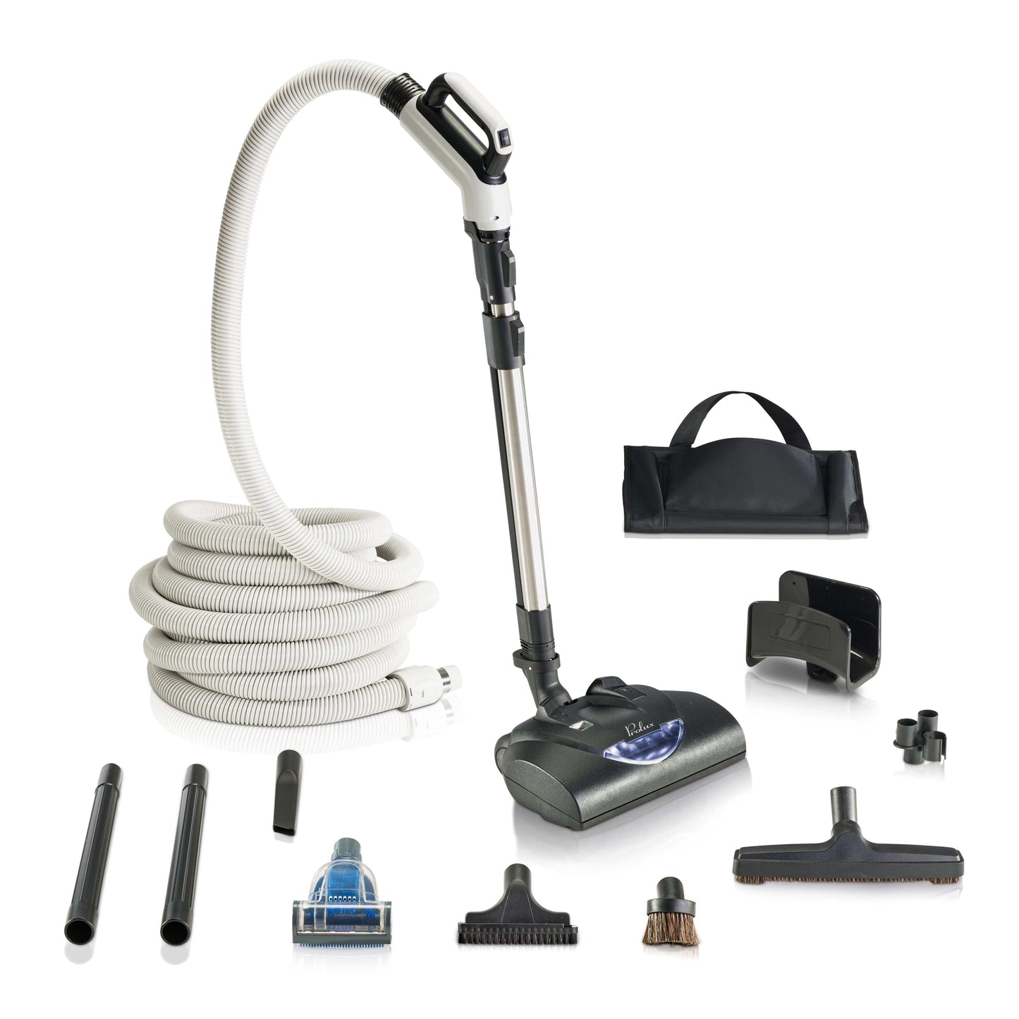 Prolux PLCCV12Kr Complete Central Vacuum Unit System with Prolux Electric Hose Power Nozzle Kit and 25 Year Warranty