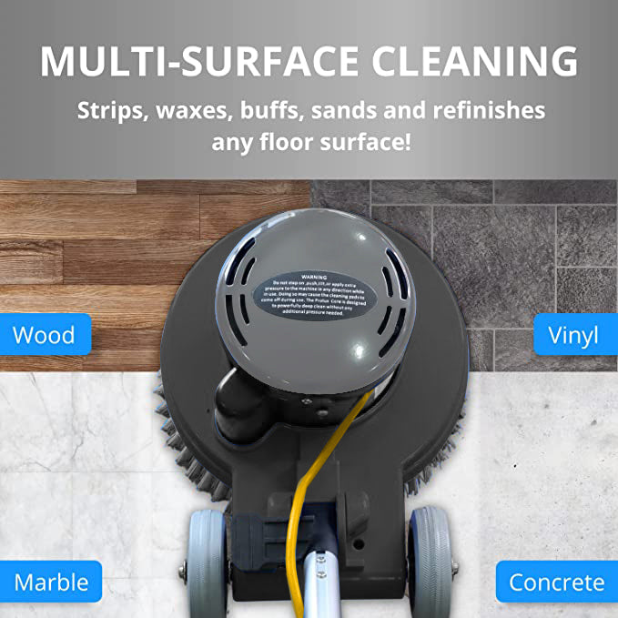 Prolux PLC15 15" Heavy Duty Single Pad Commercial Polisher Floor Buffer Machine Scrubber