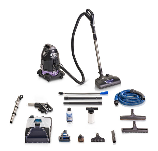 Prolux PLCCTX ELITE Water Filtration Bagless Canister Vacuum Cleaner w/ Prolux Storm Shampooer Kit