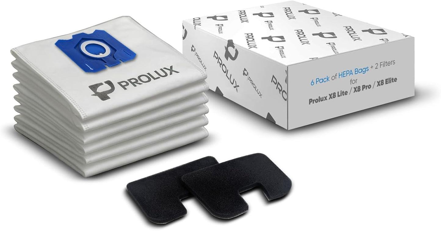 10pk of Bags for the Prolux PLCX8 Backpack Vacuum