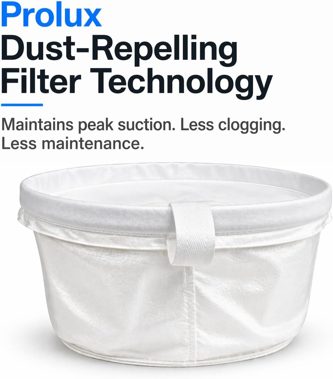 Replacement Inner Cloth Filter for the Prolux CV12000 Central Vacuum Cleaner (Only compatible with models purchased after 1/31/2026)
