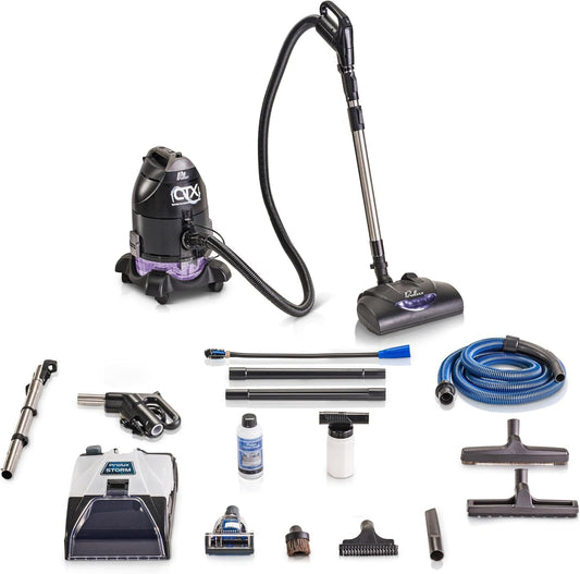 Prolux PLCCTX ELITE Water Filtration Bagless Canister Vacuum Cleaner w/ Prolux Storm Shampooer Kit