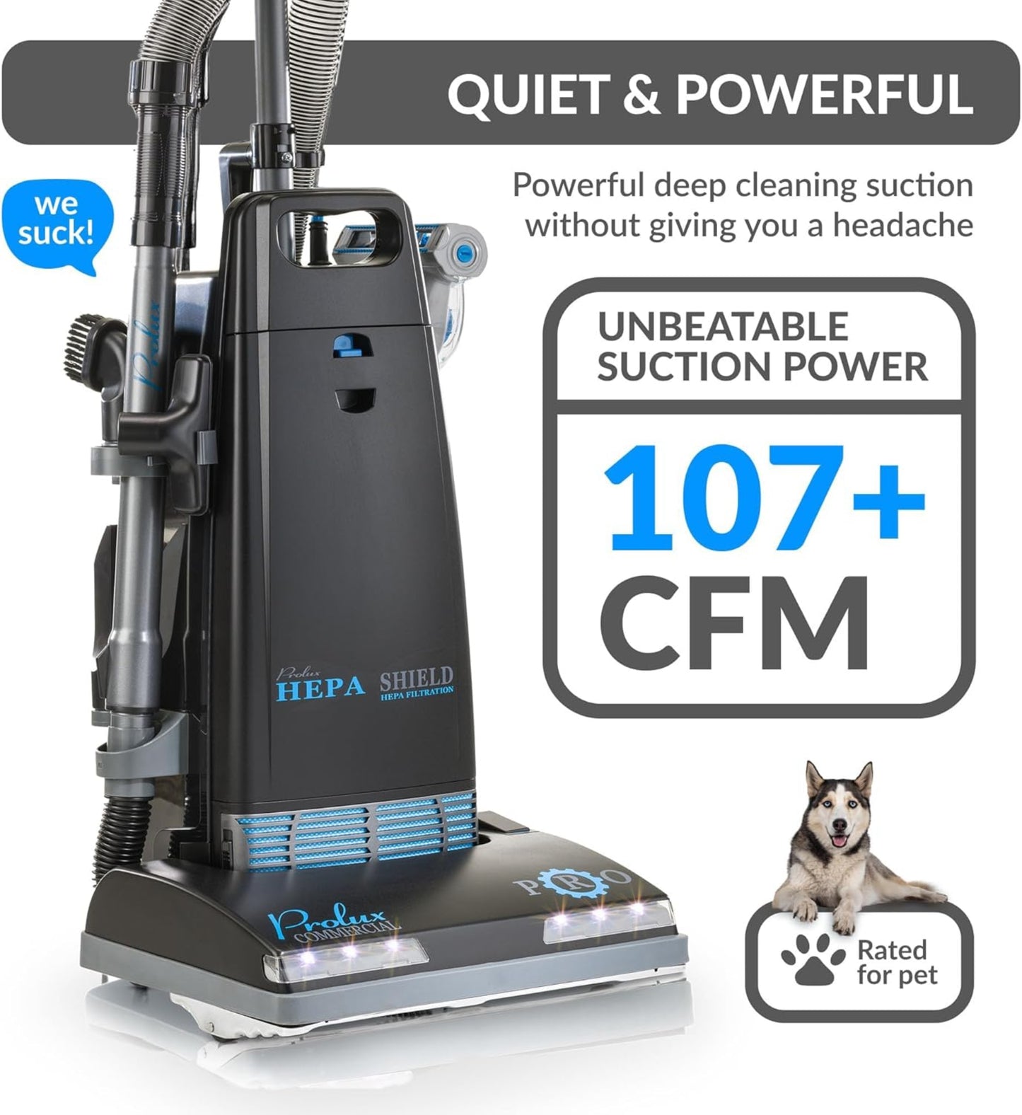Prolux PLC8K Commercial Upright Vacuum