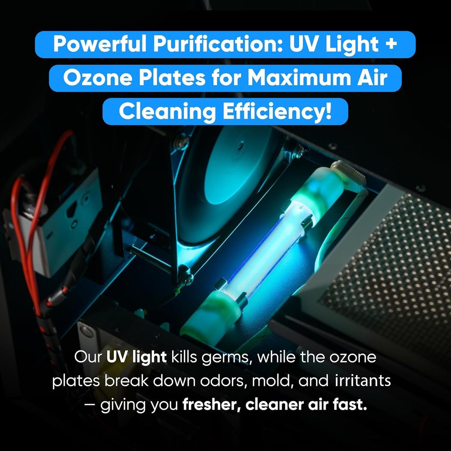 New Comfort PLCOZHMA500 Commercial Air Purifier Cleaner Ozone Generator with UV and 3 Year Warranty by Prolux