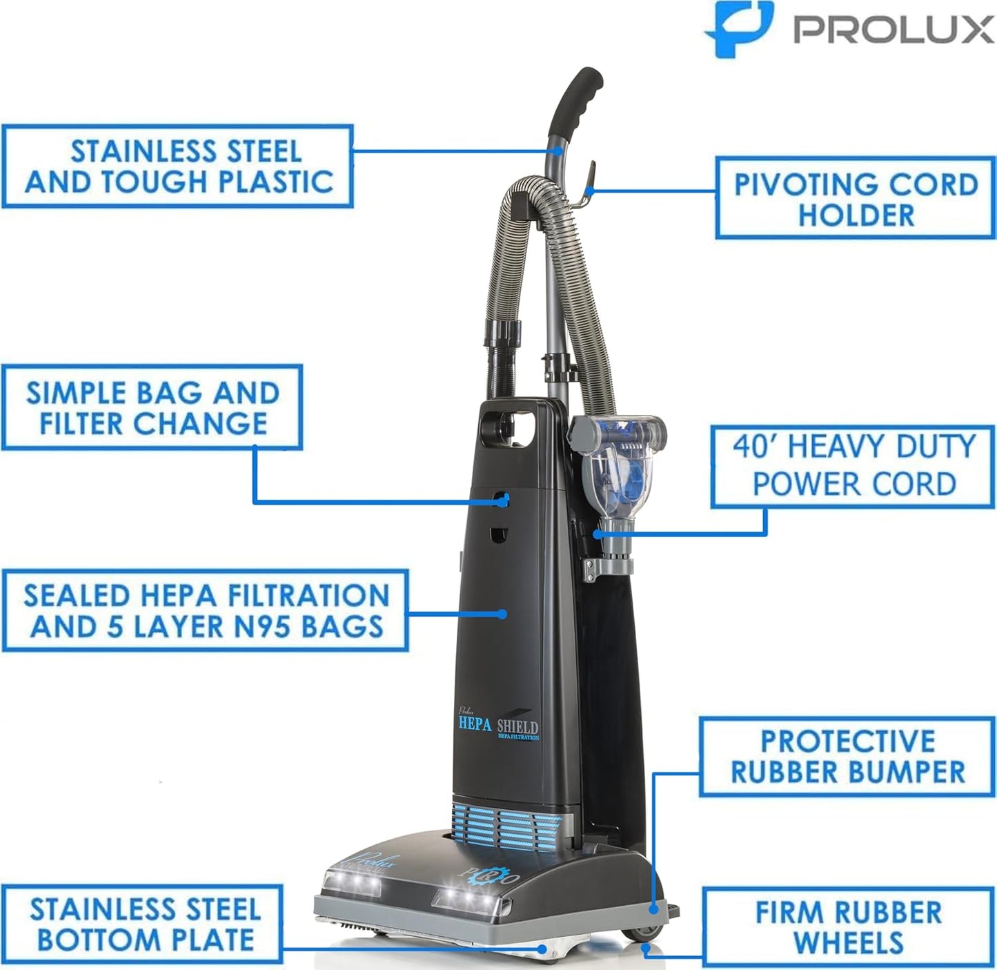 Prolux PLC8K Commercial Upright Vacuum