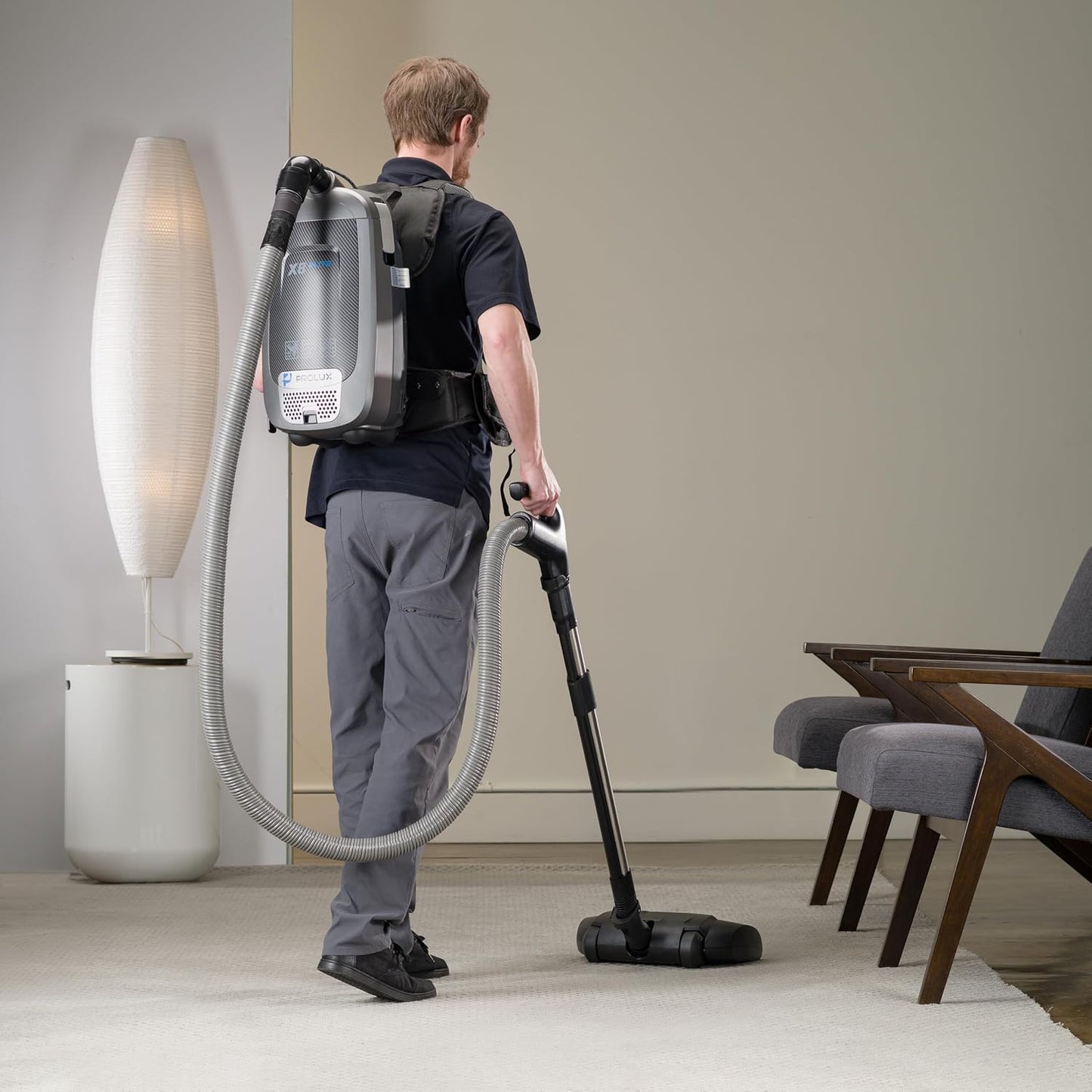 Prolux PLCX8E Backpack Vacuum Canister w/ Electric Powerhead Kit