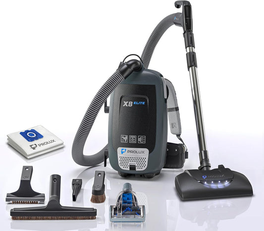Prolux PLCX8E Backpack Vacuum Canister w/ Electric Powerhead Kit