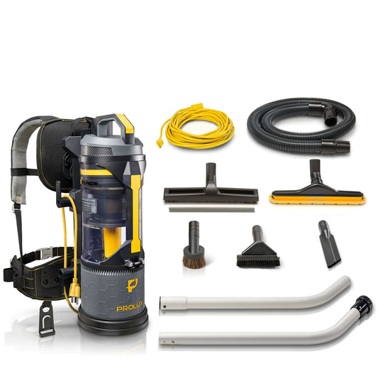 Prolux XForce Pro Lightweight Bagless Backpack Vacuum for Professional Cleaners and Businesses