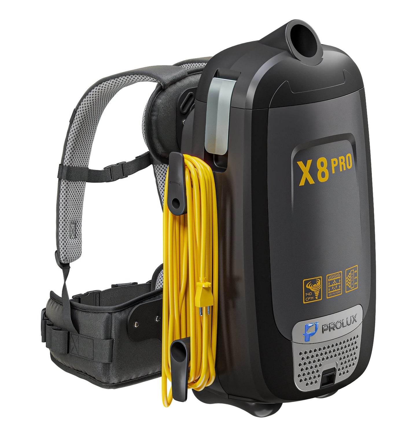 Prolux PLCX8P Pro Commercial Backpack Vacuum w/ Deluxe 1 1/2" Tool Kit