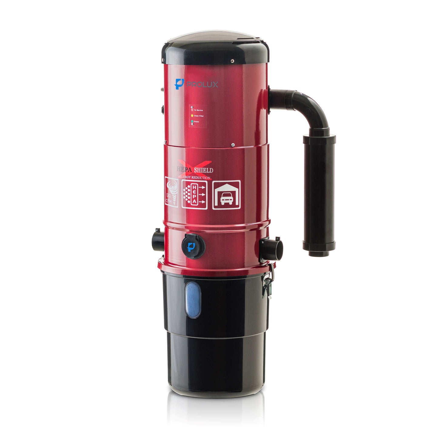 Prolux PLCCV12Kr Complete Central Vacuum Unit System with Prolux Electric Hose Power Nozzle Kit and 25 Year Warranty