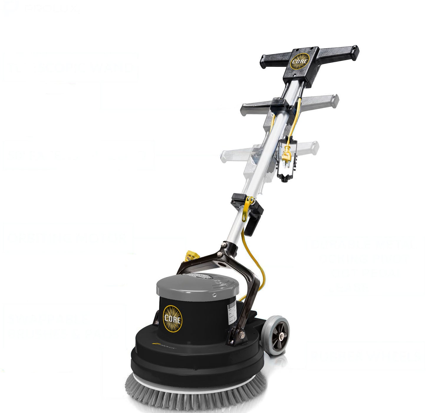 Prolux PLC15 15" Heavy Duty Single Pad Commercial Polisher Floor Buffer Machine Scrubber